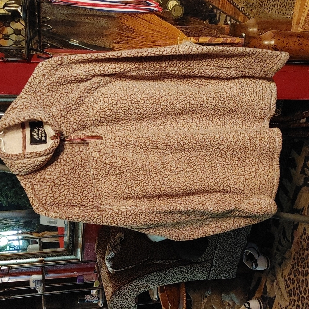 Grizzly Sherpa half zip hoodie